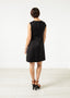 Robe triangle sans manches multicolore