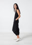 Pantalon fantaisie en laine noire