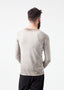 Pull ras du cou en cachemire chiné