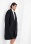 Manteau Shahmeena Cocoon en noir