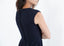 Robe plissée Rita bleu marine foncé