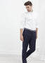 Pantalon Sinclair à rayures bleu marine