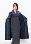 Manteau Petale en argent/bleu