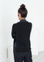 Cardigan carré noir