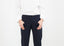 Pantalon à poches plaquées bleu marine