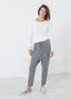 T-shirt extensible couleur lait