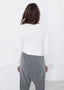 T-shirt extensible couleur lait