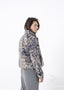 Manteau Deione à motif floral graphite