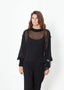 Pull en soie Poet noir