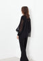 Pull en soie Poet noir