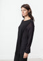 T-shirt Laurier noir/bleu marine