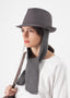 Chapeau Kate en gris acier