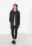 Cardigan asymétrique noir