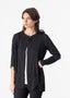 Cardigan asymétrique noir