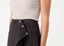 Wrap Snap Skirt in Black