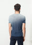 T-shirt surimprimé bleu marine