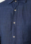 Chemise boutonnée bleu marine