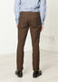Pantalon à tissage diamant en noisette