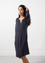 Robe en soie à manches longues