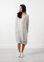Robe en soie à manches longues