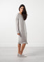 Robe en soie à manches longues