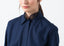 Chemise boutonnée à col en soie transparente