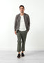 Pantalon à revers à devant plat