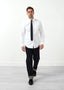 Chemise boutonnée basique en coton