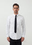 Chemise boutonnée basique en coton