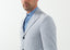 Blazer à cinq boutons en seersucker