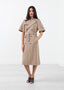Trench-coat à manches retroussées