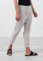 Pantalon en soie à entrejambe bas