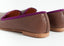 Mocassins à bout droit Bizi en rose/aubergine