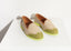 Mocassins à bout golf en citron vert