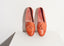 Mocassins en cuir rose