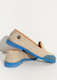 Mocassins à bout golf bleu