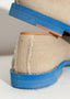 Mocassins à bout golf bleu
