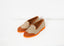 Mocassins à bouts d'ailes orange