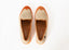 Mocassins à bouts d'ailes orange