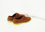 Oxford en daim naturel/citron vert