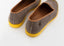 Mocassins à bout golf jaune