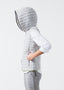 Gilet Primula gris clair
