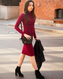 ULUPI Clutch Bag in Black with Woven Leather Details