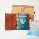 SWETA Leather Passport Case And Card Holder