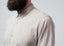 Chemise boutonnée à motifs beige