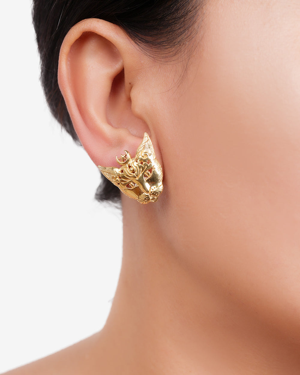 Earrings With The Goddess Bastet