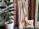 Palm Tree Linen Throw Blanket and Pillow Set