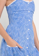 Poppy Dress - Bamboo Dark Blue