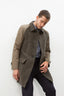 Manteau Raglan Maniche en olive
