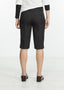 Short à coutures carrées noir